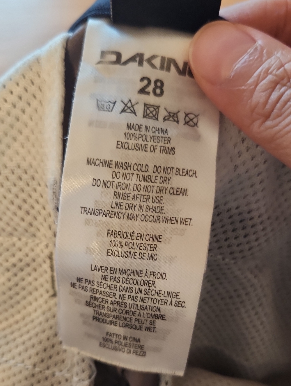 Dakine Hawaii Short Womens Size 28 Gray Board Skate Surf Street - Picture 4 of 11